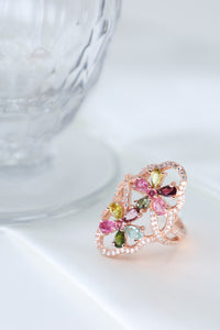 Garden Bloom: Tourmaline Ring