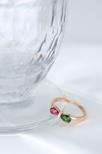 Twin Flame Tourmaline Ring