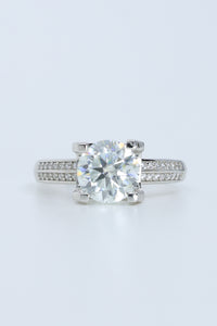 2 Ct Classic Solitaire Moissanite Ring