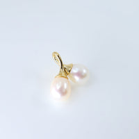 Twin Blossom: Double Pearl Pendant